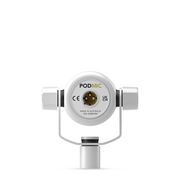 Rode PodMic Dynamic Podcasting Microphone - White