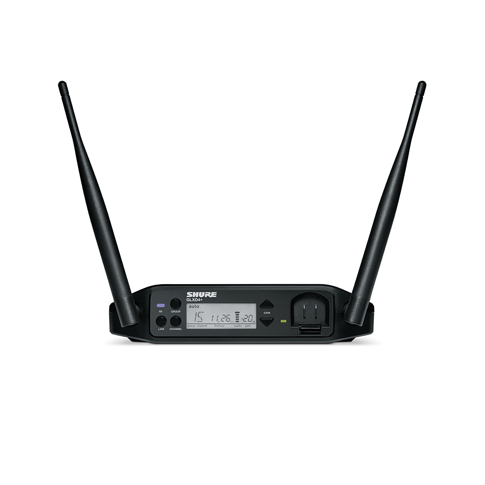 Shure GLXD4+ Dual Band Tabletop Wireless Receiver