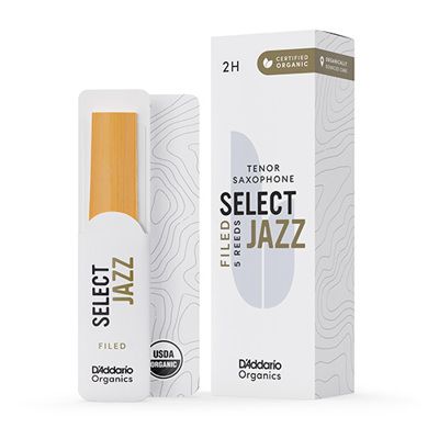 D'Addario Woodwinds ORSF05TSX2H Select Jazz, Tenor Saxophone - Filed, 2H, Box Of 5