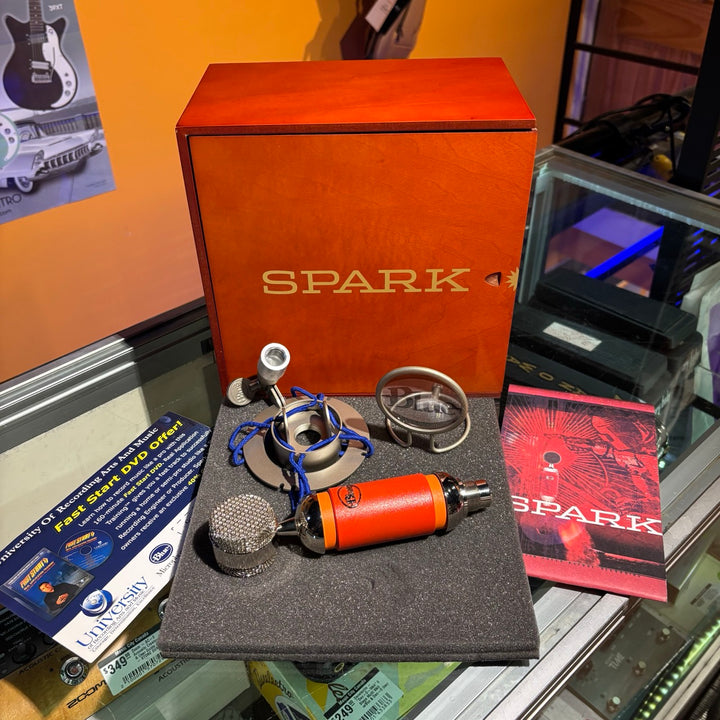 Blue Microphones - Spark Orange Cardioid Condenser Mic w/ Case and Holder - USED