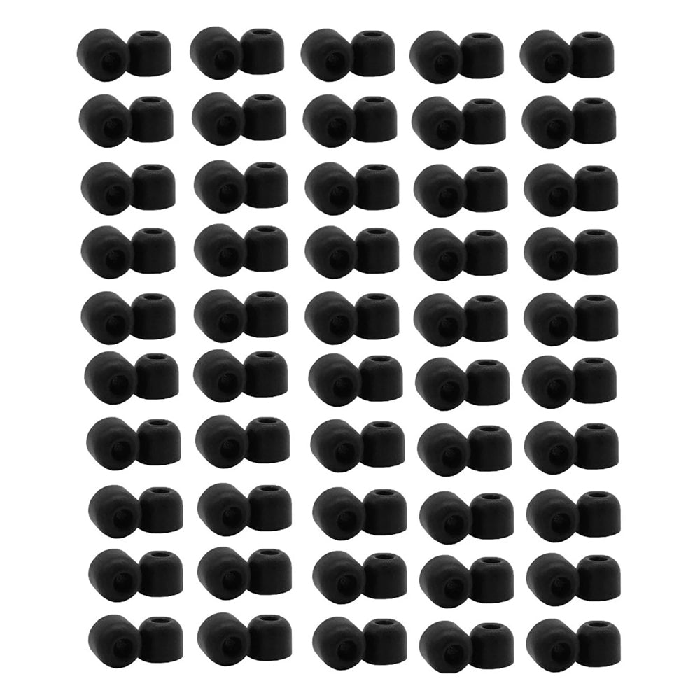 Shure 100-Series Comply Black Foam Sleeves for Shure Earphones - 100 Pack (Medium)