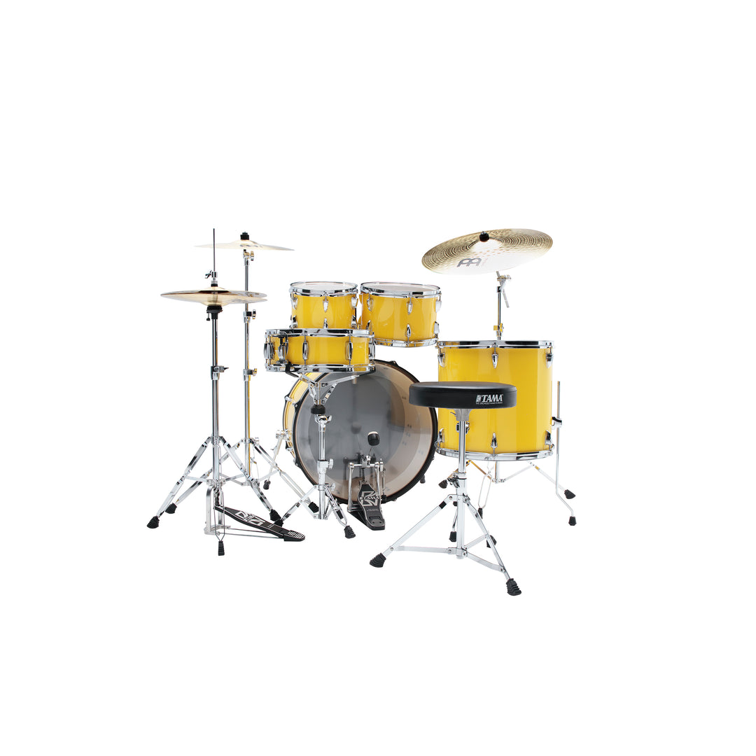Tama Imperialstar 5-Piece Shell Pack with Hardware (22,10,12,16,SD) - Electric Yellow