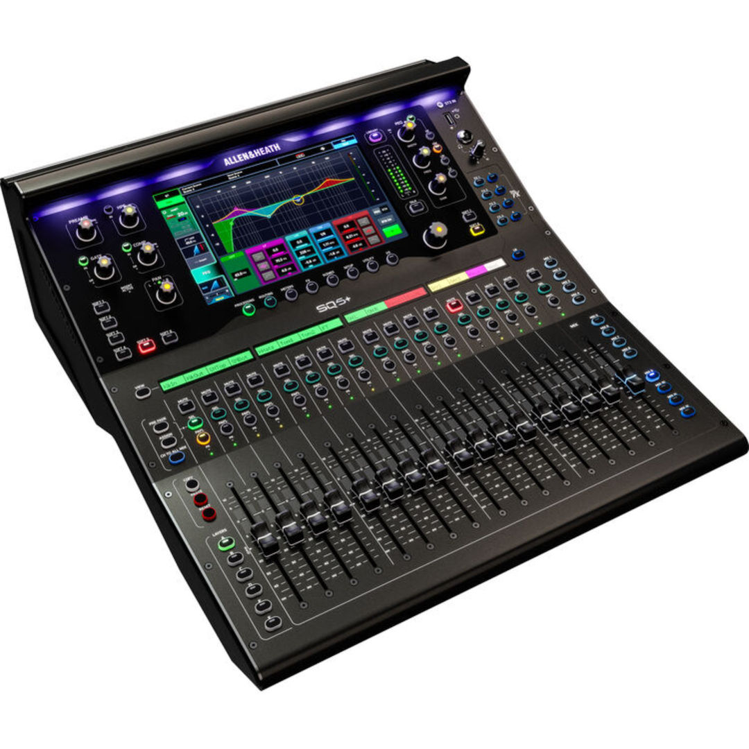 Allen & Heath  SQ-5+  48 Channel / 44 Bus / 17 Fader Digital Mixer with RackUltra FX