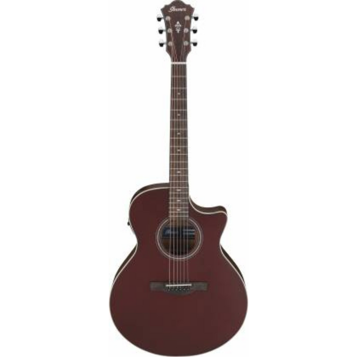 Ibanez AE100 Acoustic-Electric Guitar - Burgundy Flat