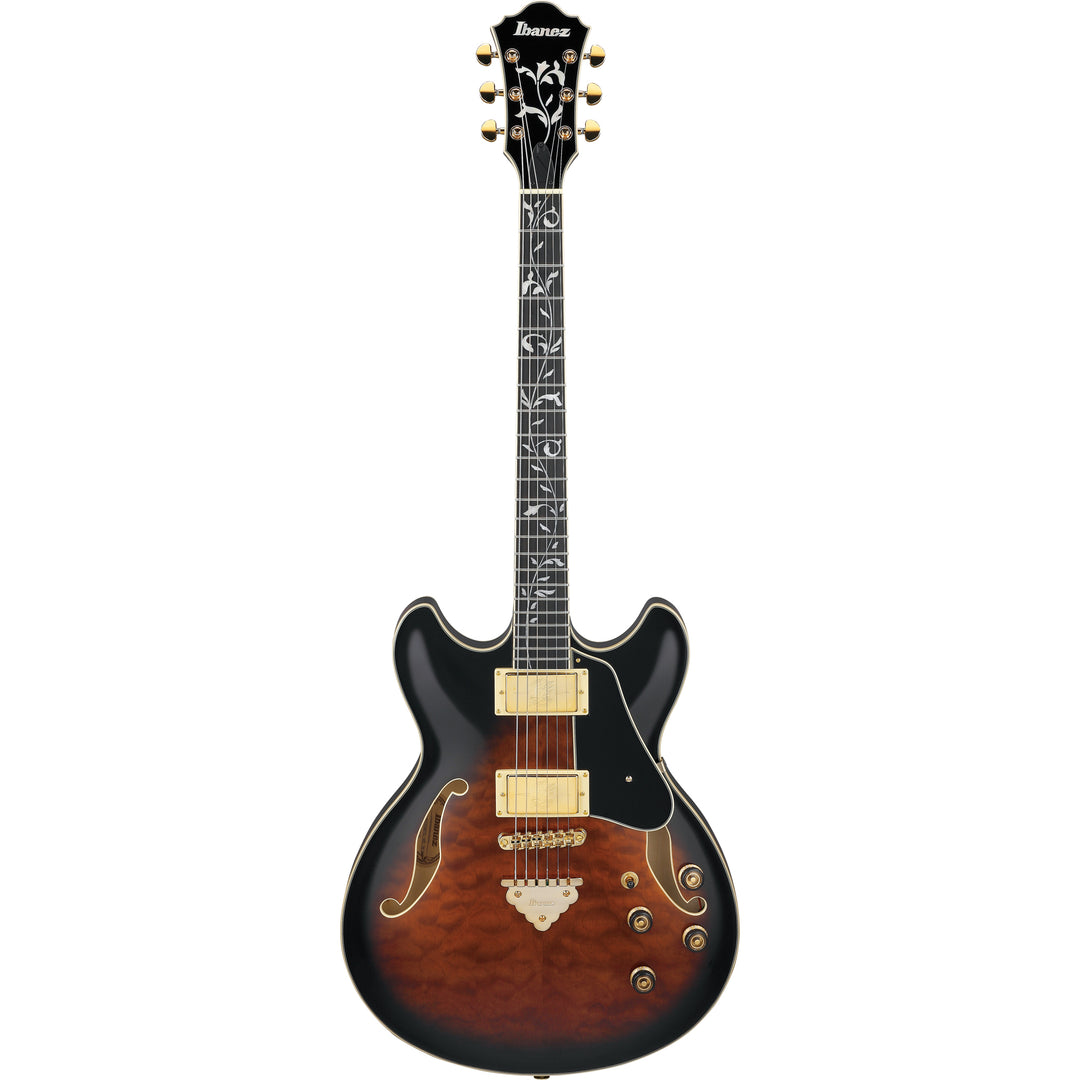 Ibanez AS Artcore Expressionist (Dark Brown Sunburst) AS93QMSPDBS