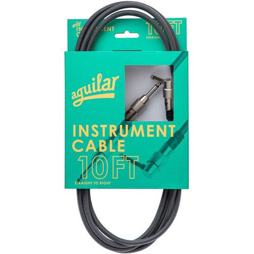 Aguilar AGINST10RS 10 Foot Right Angle to Straight Instrument Cables