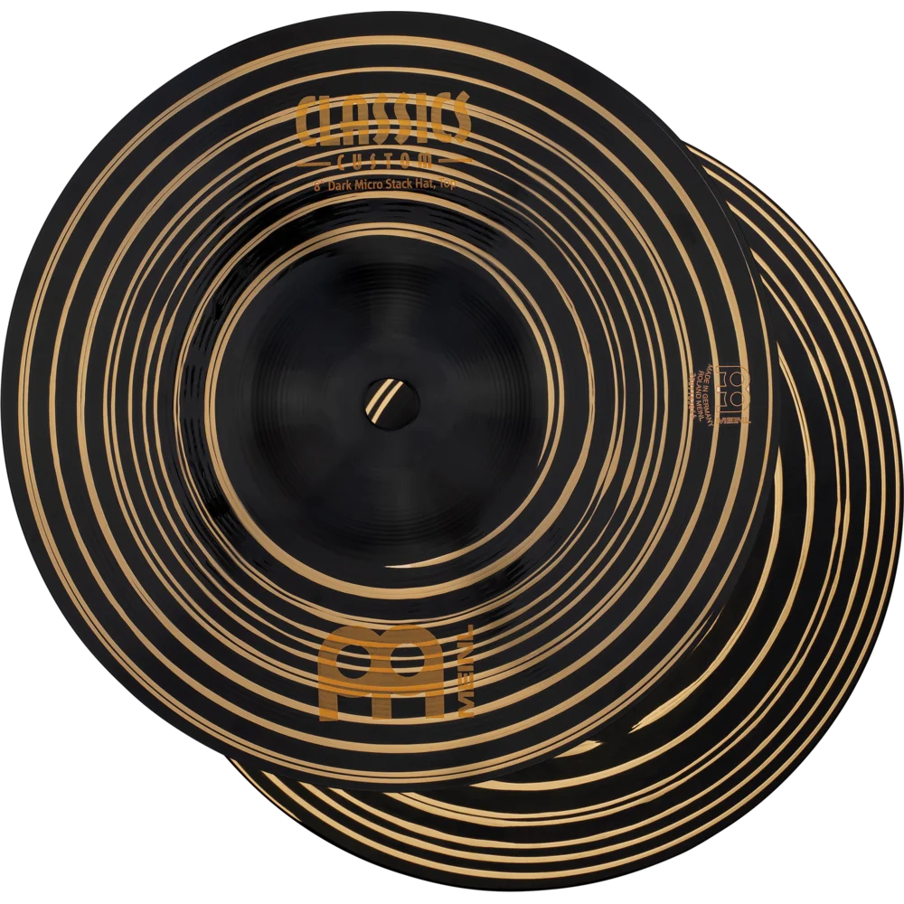 Meinl CC8DAH- Meinl Classic Customs Dark Micro Stack Hats