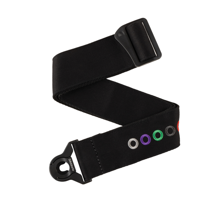 D'Addario 50BAL16 50mm Auto Lock Ball End Guitar Strap (Black)