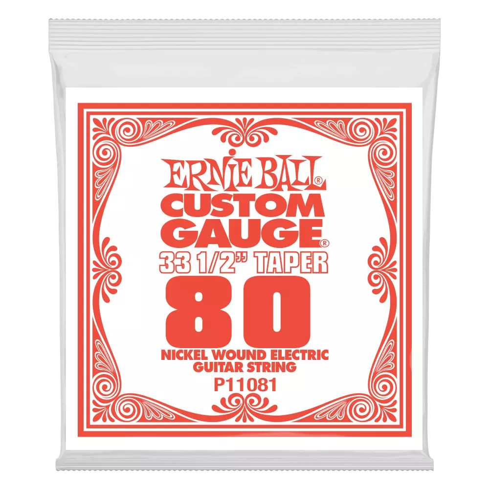 Ernie Ball Wound Custom Taper 33.5"-080W