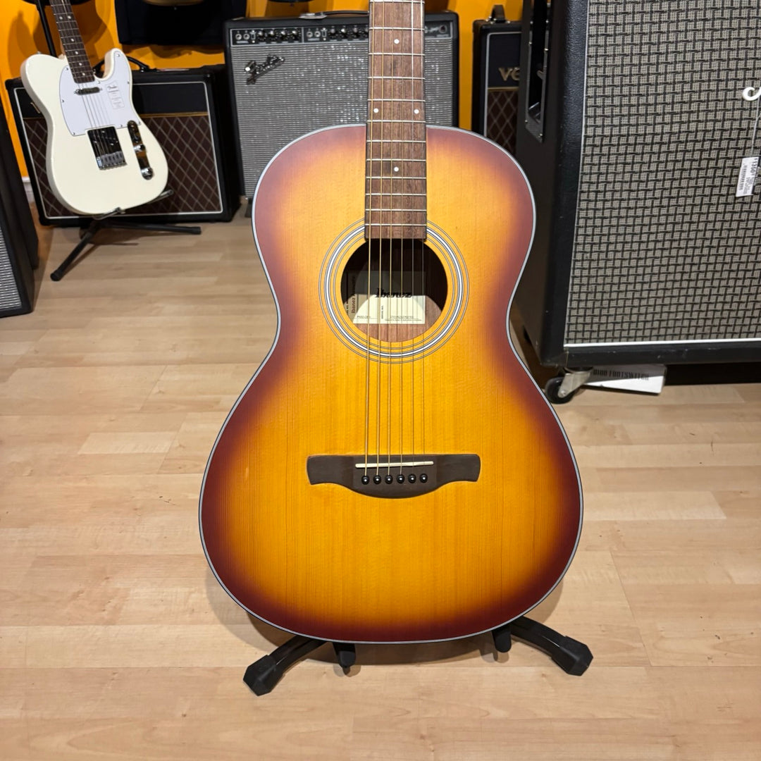Ibanez PN50-ORH Acoustic Guitar - Open Pore Brown Sunburst Top, Natural Mahogany Back and Sides (Demo)