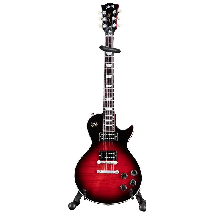 Gibson GG-125 Slash  Les Paul Standard Vermillion Burst 1:4 Scale Mini Guitar Model