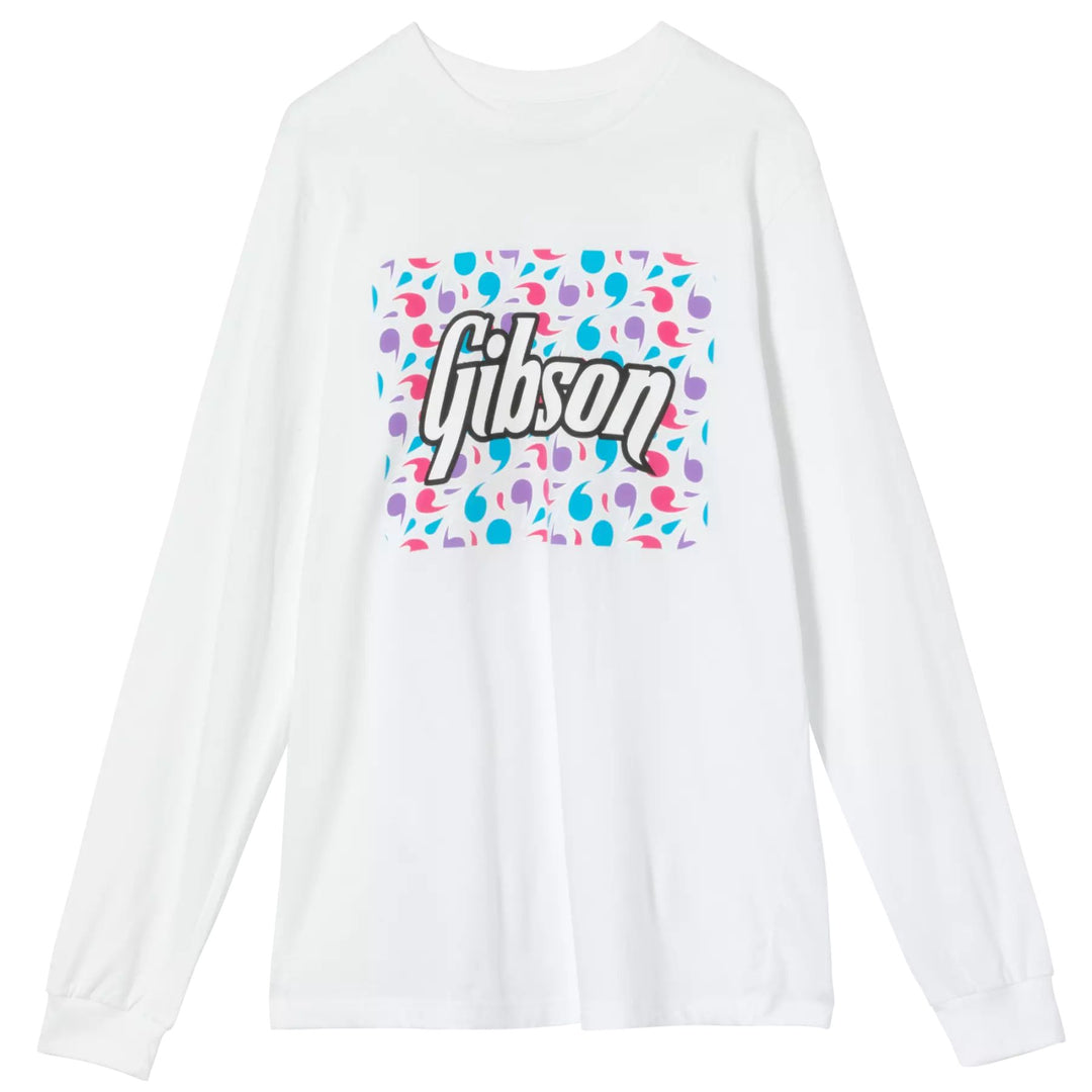 Gibson Floral Block Logo Long Sleeve Tee (SM)