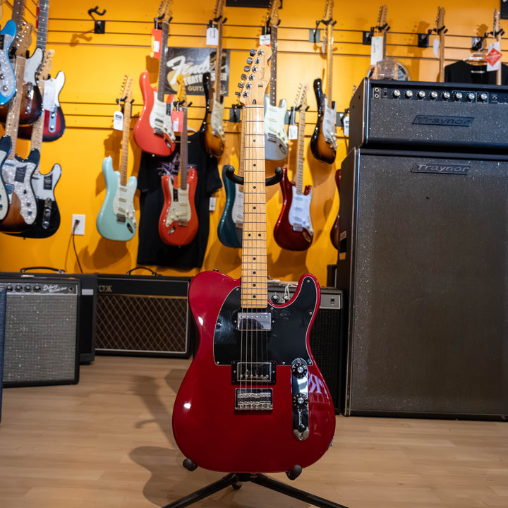 Fender - Blacktop Telecaster (HH C.A. Red / Maple Neck)  w/HD Case - 2011 - USED Electric Guitar