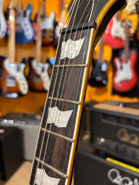 ESP-LTD  EC 1000 Deluxe  (Vintage Black - Gold HD  w/ Seymour Duncan 59 & JB ) - No Case Or Bag - USED