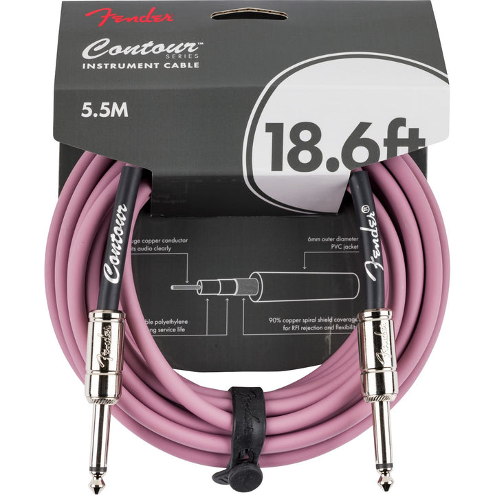Fender  Contour 18.6' Cable - Burgundy Mist