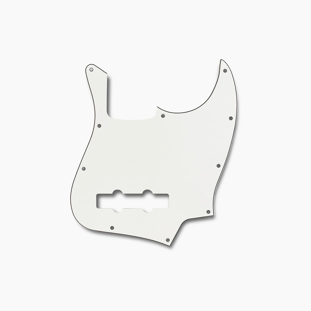 Allparts PG-0755 Pickguard for Jazz Bass® White 3-ply (W/B/W) .090
