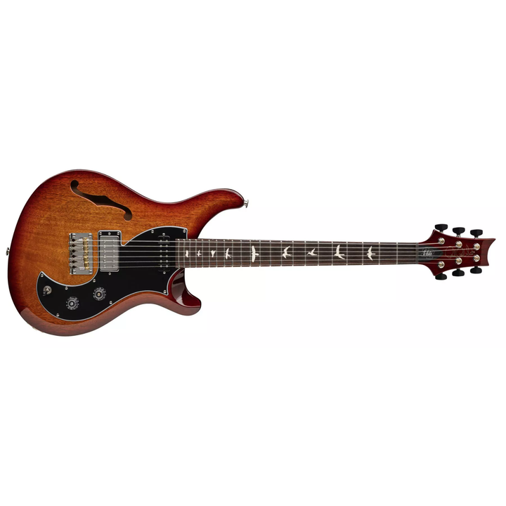 PRS S2 Vela Semi-Hollow Electric Guitar with Gigbag - Dark Cherry Sunburst
