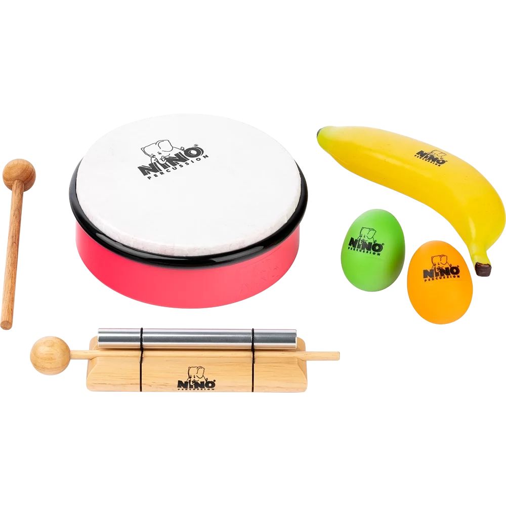 Nino Percussion 5-Piece Kids Mixed Rhythm Set
