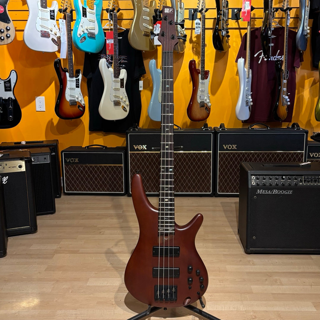 Ibanez - SR500E-BM SR Standard 4 String Active Bass (Satin Mahogany Brown Burst-2021) - USED