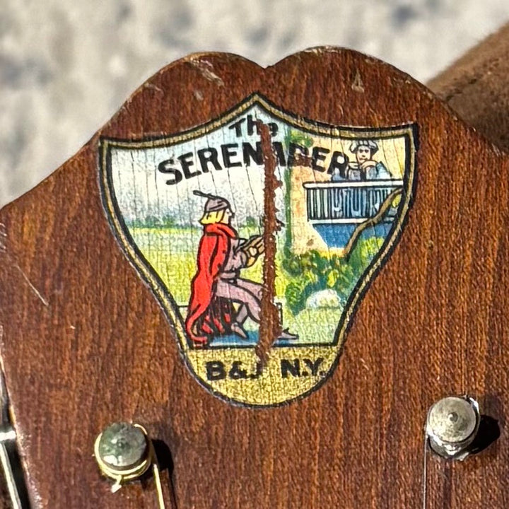 VINTAGE B&J - Serenader Tulip Headstock Mandolin (1930's - Regal Era - No Case Or Bag) - USED
