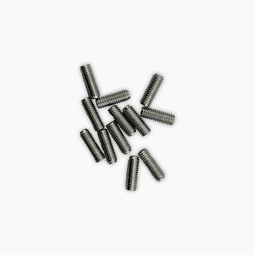 Allparts GS-0049 Hex Head Guitar Bridge Height Screws Nickel