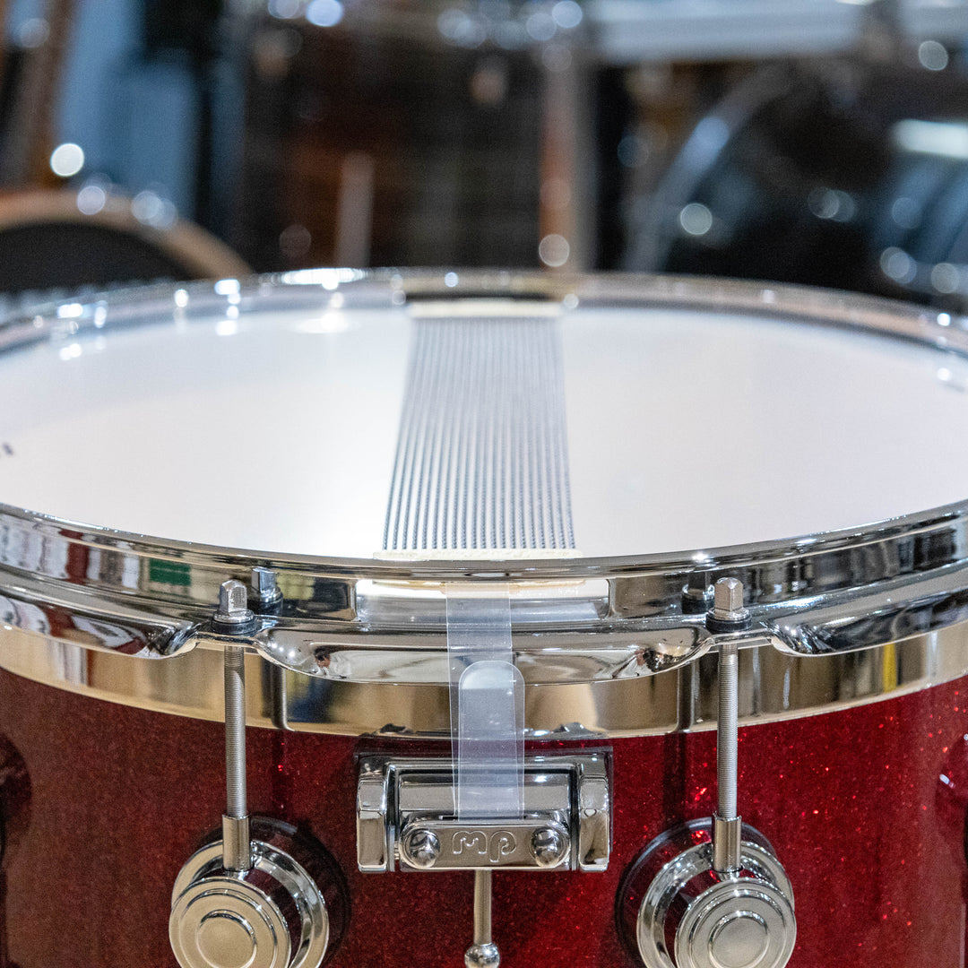 DRX16514SEC055 DW  Edge Snare Drum W/ Chrome Hardware in Ruby Glass