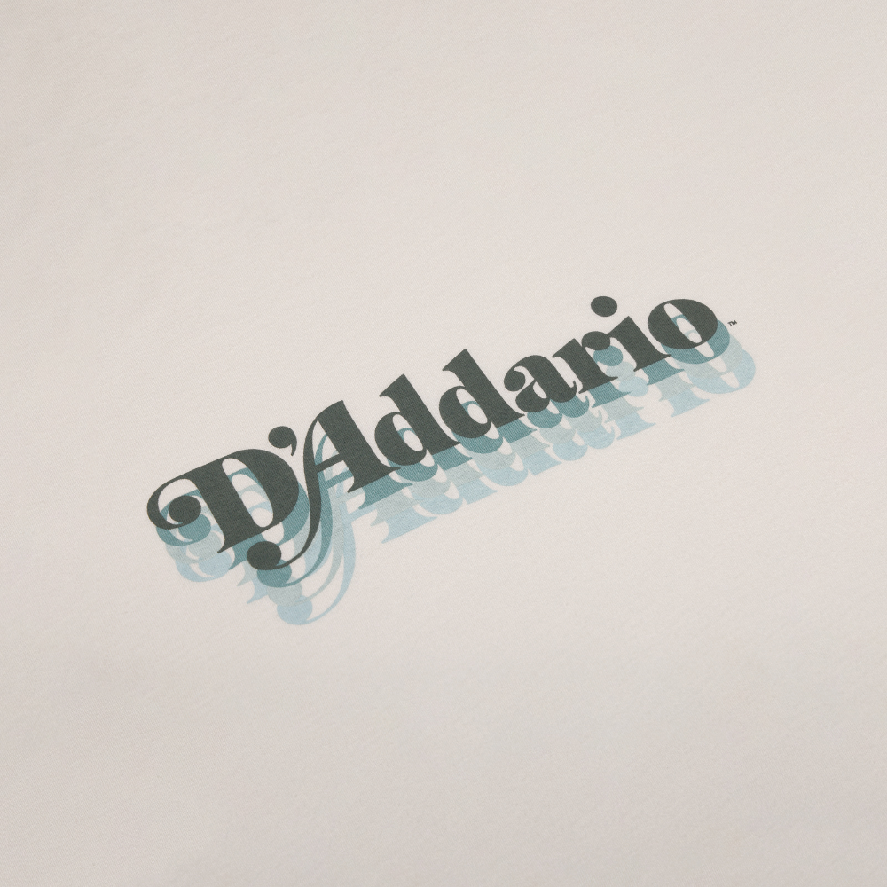 D'Addario ATD230696 D'Addario Tee Heritage - Ecru,  3X