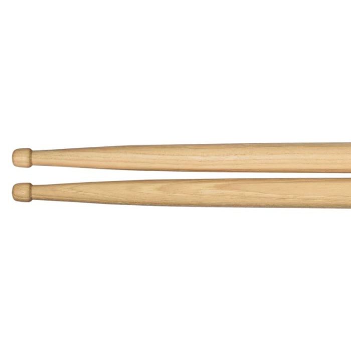 Meinl SB107 Hybrid 5B Drumstick, Hickory, Medium-Light, Hybrid tip, Pair