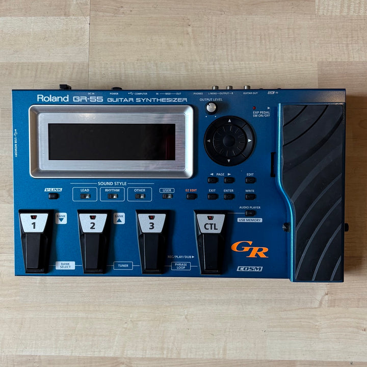 Roland Package - GR55GK Guitar Synthesizer  w/ Roland PSB-1U PWR Sup + Roland GK-3 Synth Pickup  (2011) - USED