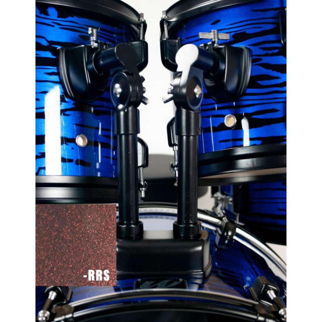Westbury W475TC-RRS 400 Series 5-Piece Studio Acoustic Drum Kit with 22" Bass Drum & Throne - Ruby Red Sparkle