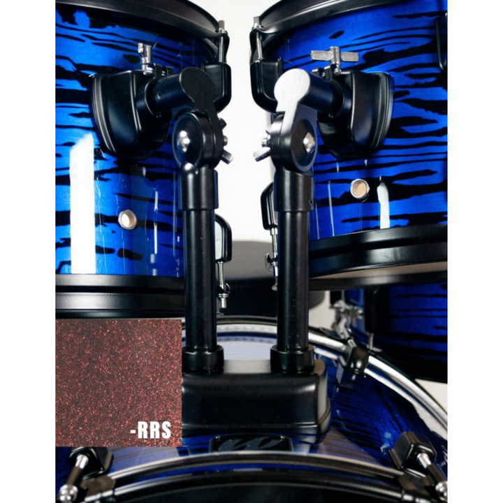 Westbury W475TC-RRS 400 Series 5-Piece Studio Acoustic Drum Kit with 22" Bass Drum & Throne - Ruby Red Sparkle