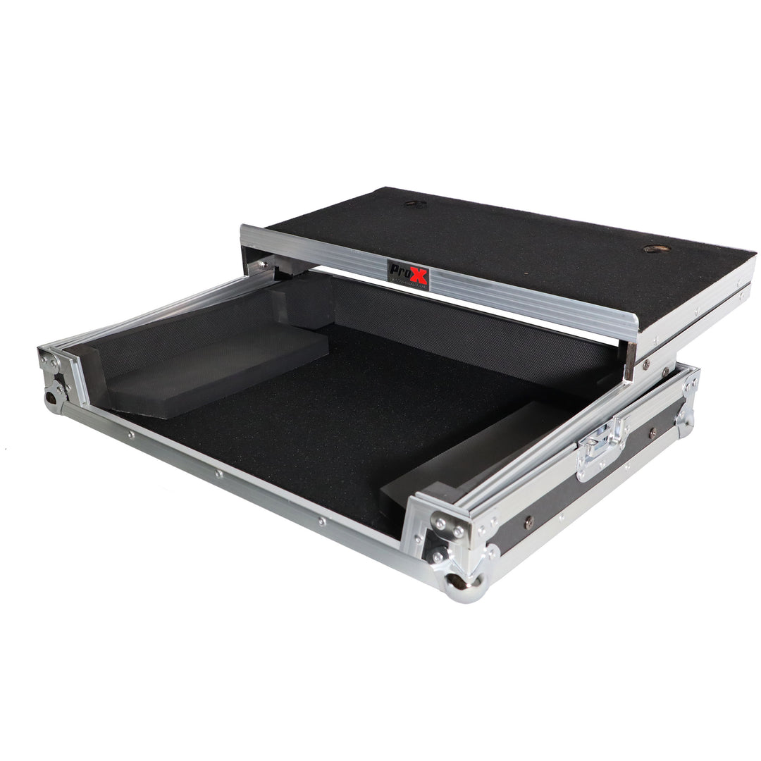 ProX XS-HI500 LT Flight Case DJControl Inpulse 500 with Glide Sliding Laptop Shelf