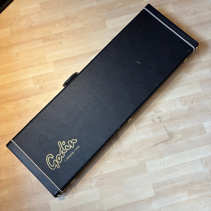 Godin - BG5  EMG Active Loaded 5 String Bass w/ Godin Hard Shell Case ( Black-1999) - USED