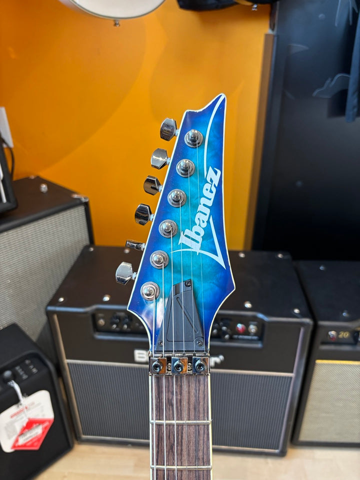 Ibanez - S Standard (Sapphire Blue) S670QMSPB (Factory Demo) "One Small Lacquer Checking Mark"