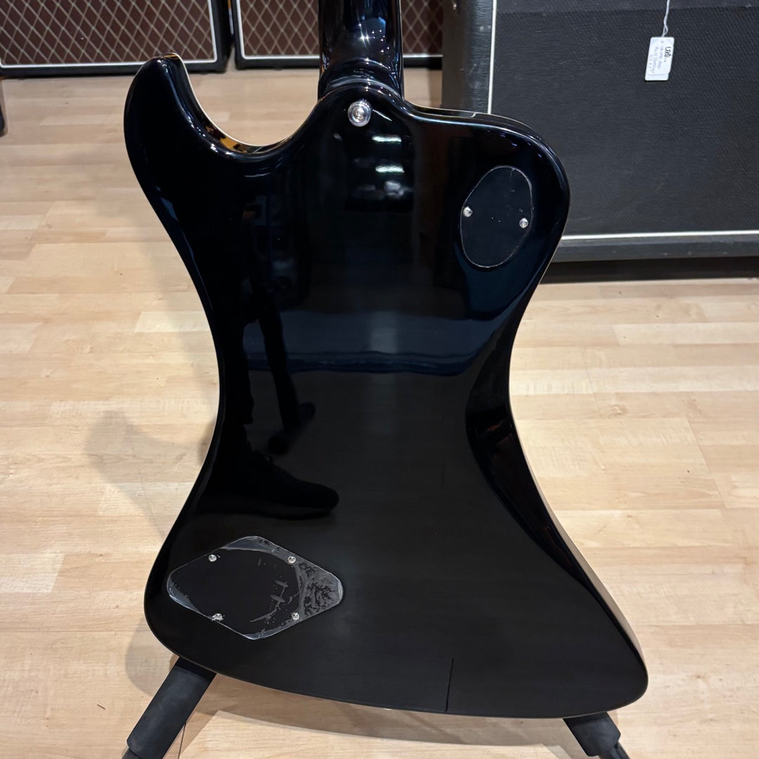 Hagstrom  Fantomen Electric Guitar with Hard Shell Case (Black Gloss) FANT-BLK
