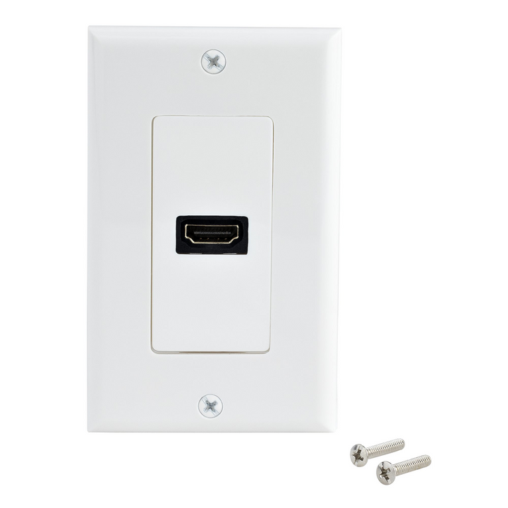 Startech Single Outlet Female HDMI Wall Plate White