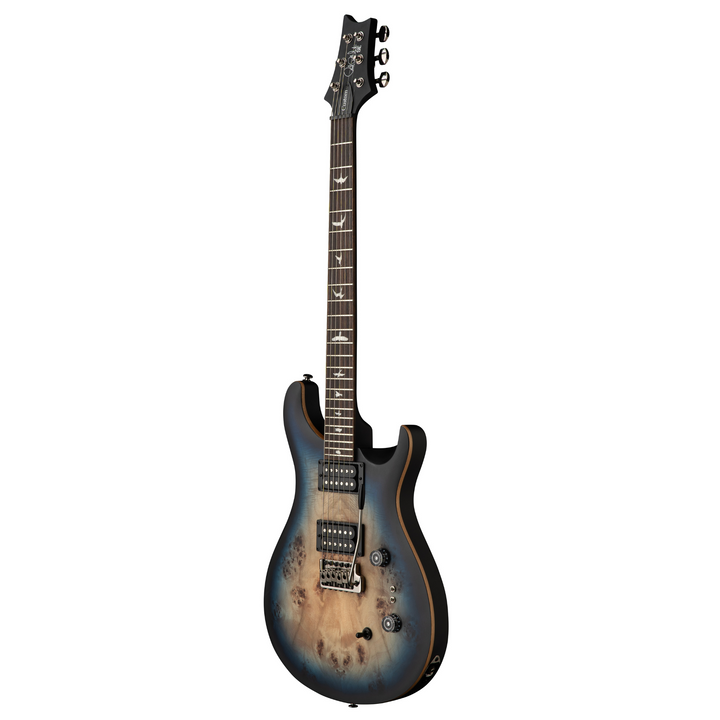 PRS SE Custom 24-08 Exotic Electric Guitar (Lake Blue Midnight Burst)