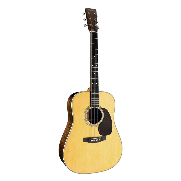 Martin 10Y25D28SUNBURSTL Standard Series Acoustic – D28 1935 Sunburst with Molded Hardshell Case, Left-Handed