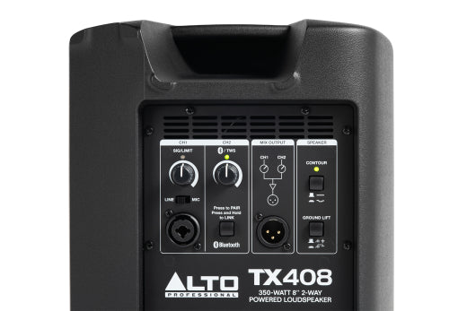 Alto Professional TX408XUS 350-Watt 8-Inch 2-Way Powered Loudspeaker With Bluetooth