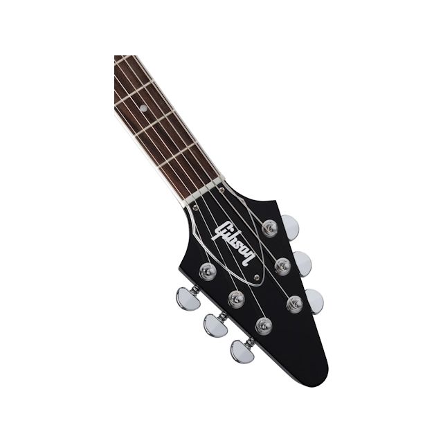 Gibson 70s Flying V Electric Guitar with Case - Ebony