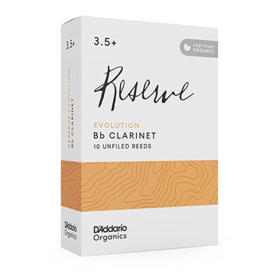 D'Addario Woodwinds ODCE10355 Reserve Evolution, Bb Clarinet - Box Of 10 - 3.5+
