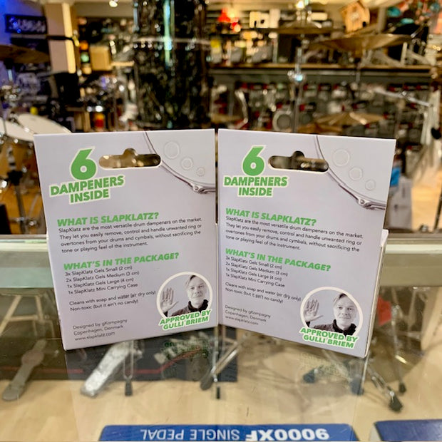 SLAP-MI-CL- SlapKlatz # 1 Dampener Gel for Drums/ Clear Mini Series 6 Pieces