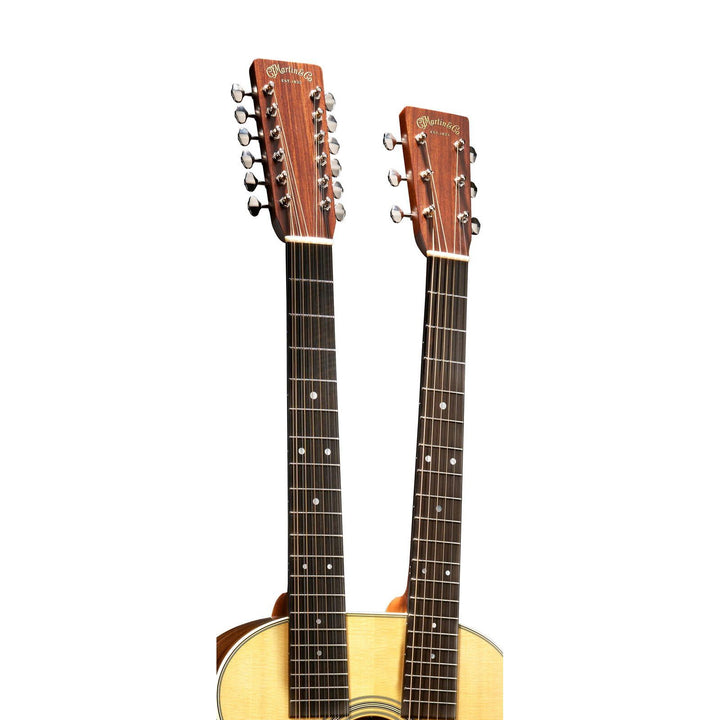 Martin Grand J-28E DN Standard Series Doubleneck Acoustic-Electric Guitar - Aging Toner