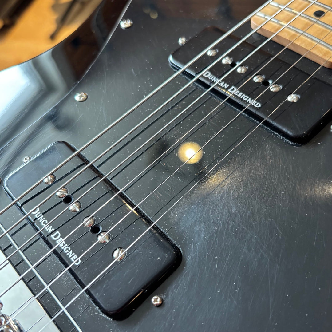 Squier - Vintage Modified Tele Custom II P-90 (Black, Maple - 2011) - USED