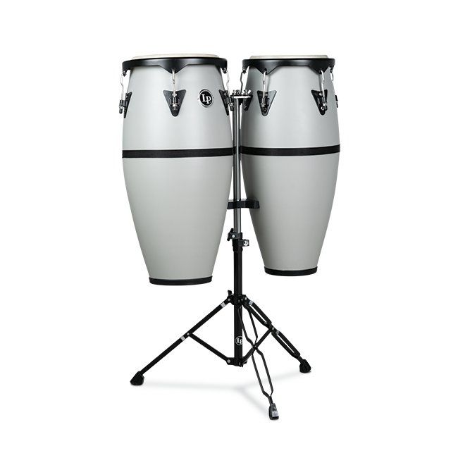 LP 10-11 LP646D-SG Discovery Conga Set w/STD - Slate Grey