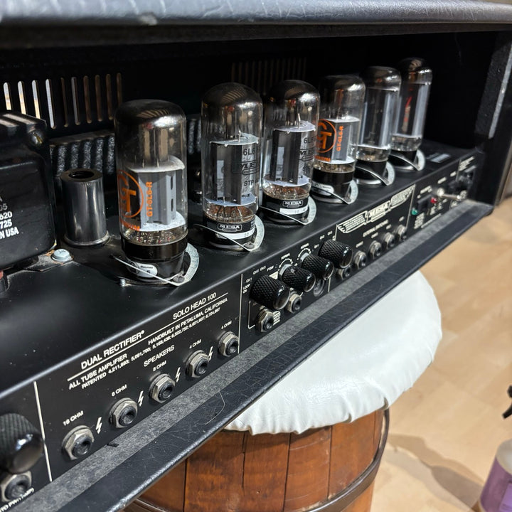 Mesa Boogie - Dual Rectifier SOLO-  100 Watt - 3 Channel Tube Head (Diamond Plate) - USED