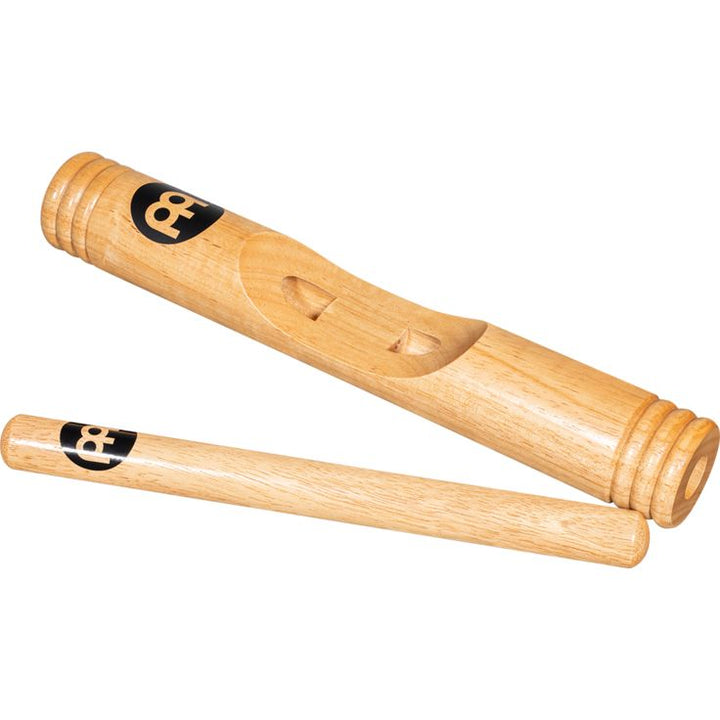 Meinl Percussion Wood Claves African Hollowed Out Hardwood
