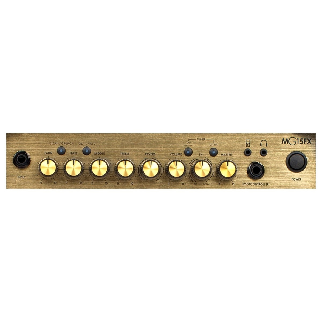Marshall MG15GFX 4-Channel Solid-State Combo Amplifier with Presets and FX (15W)