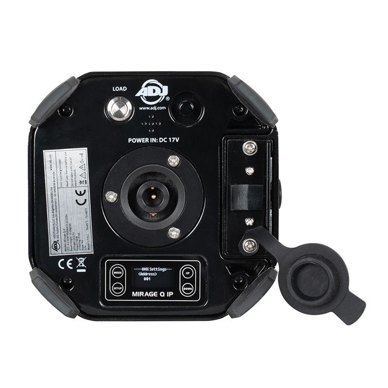 ADJ MIRAGE-Q6-PAK-BLACK 6 MIRAGE-Q6-IP Fixtures w/ Flight Case - Black