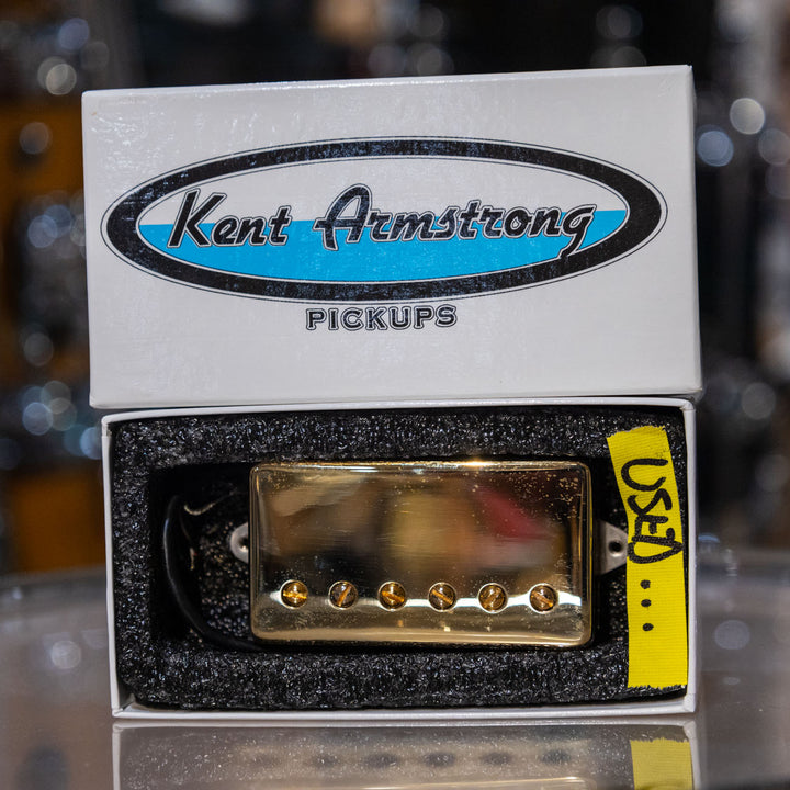 Kent Armstrong - Vintage G  (Gold) HB Pickup - 4 Conductor Bridge - Used